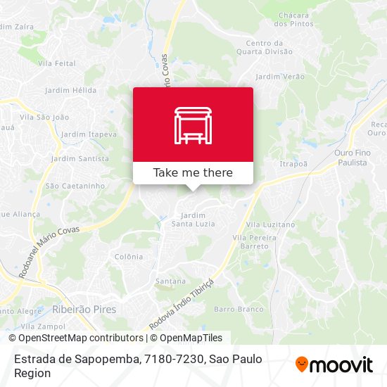 Estrada de Sapopemba, 7180-7230 map
