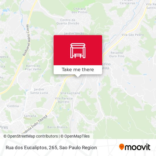 Rua dos Eucaliptos, 265 map