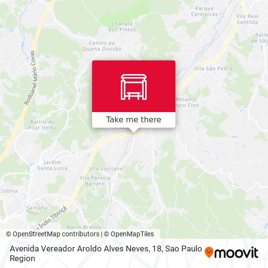Avenida Vereador Aroldo Alves Neves, 18 map