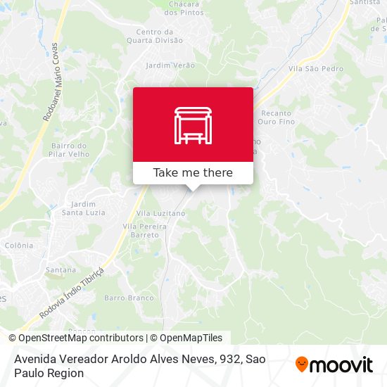 Avenida Vereador Aroldo Alves Neves, 932 map