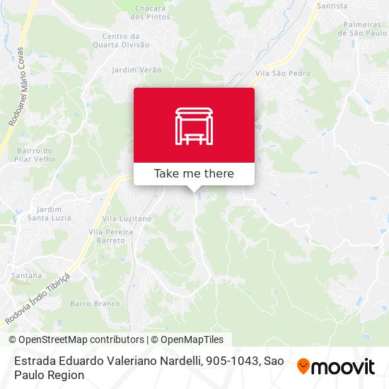 Estrada Eduardo Valeriano Nardelli, 905-1043 map