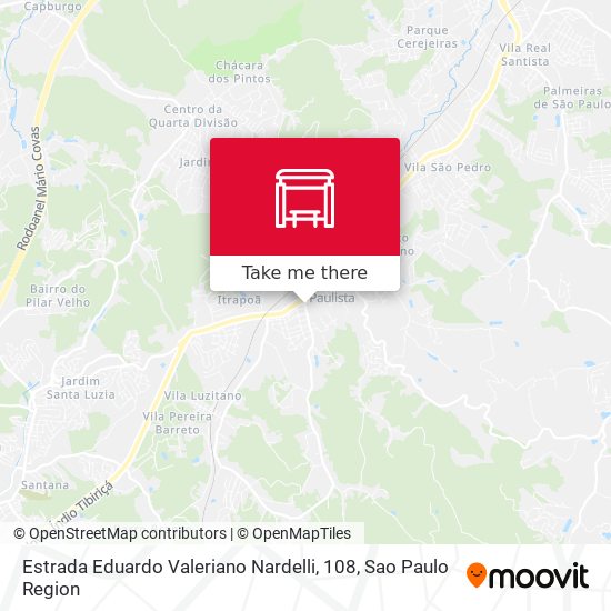 Estrada Eduardo Valeriano Nardelli, 108 map