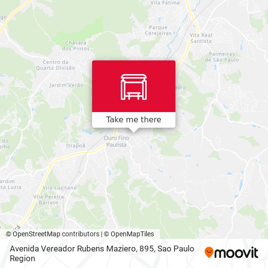 Avenida Vereador Rubens Maziero, 895 map