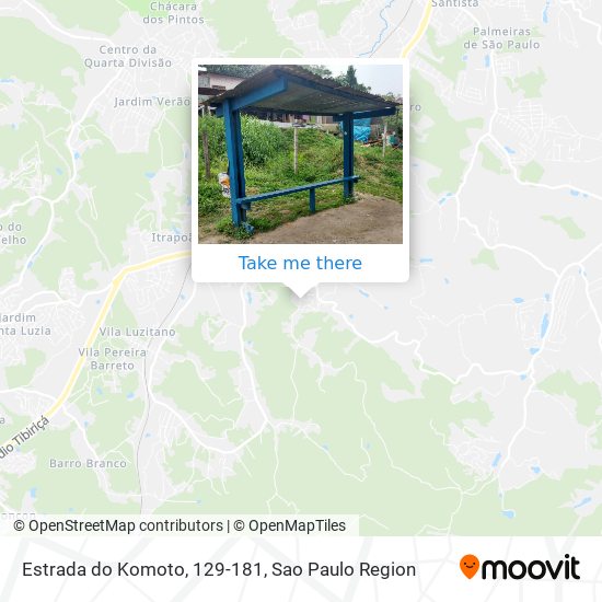 Estrada do Komoto, 129-181 map