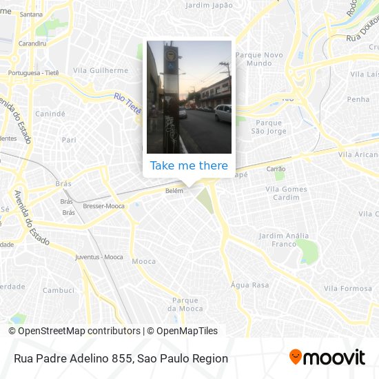 Rua Padre Adelino 855 map