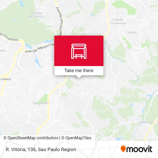 R. Vitória, 136 map