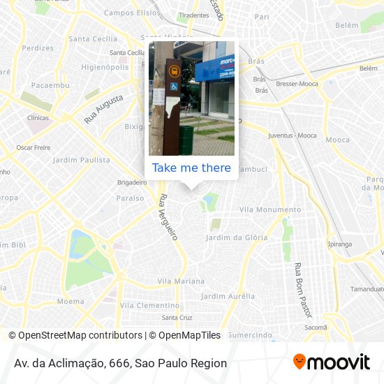 Av. da Aclimação, 666 map