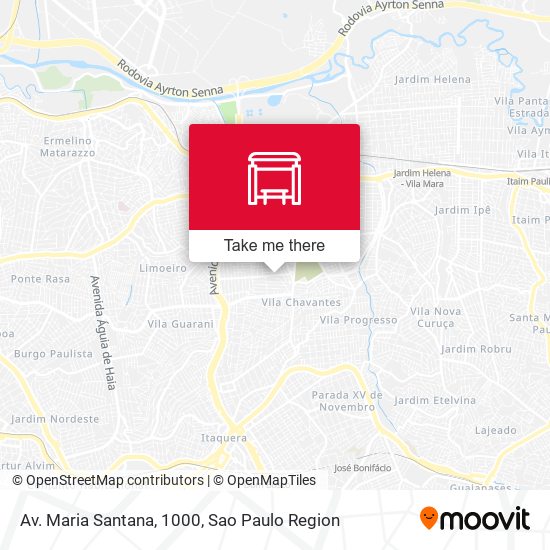 Mapa Av. Maria Santana, 1000