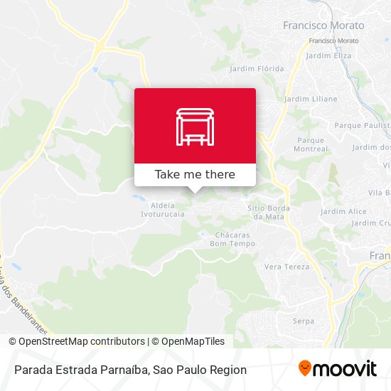 Parada Estrada Parnaíba map