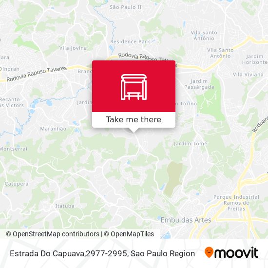 Estrada Do Capuava,2977-2995 map