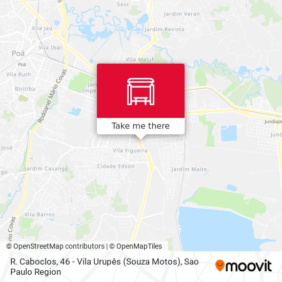 R. Caboclos,  46 - Vila Urupês (Souza Motos) map