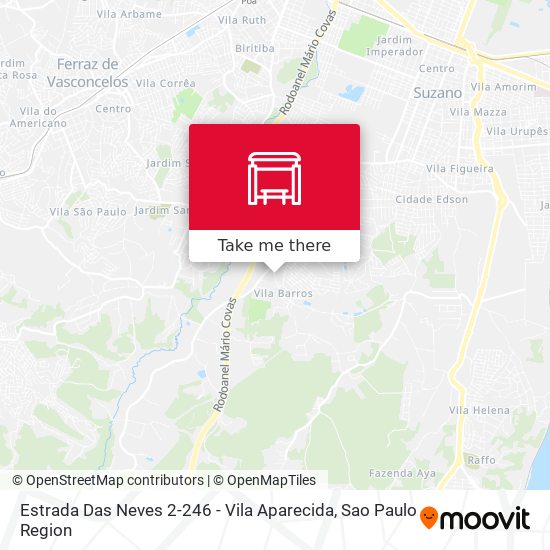 Estrada Das Neves 2-246 - Vila Aparecida map