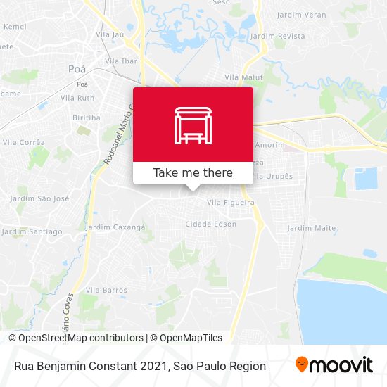 Rua Benjamin Constant 2021 map