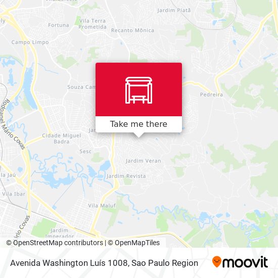 Avenida Washington Luís 1008 map