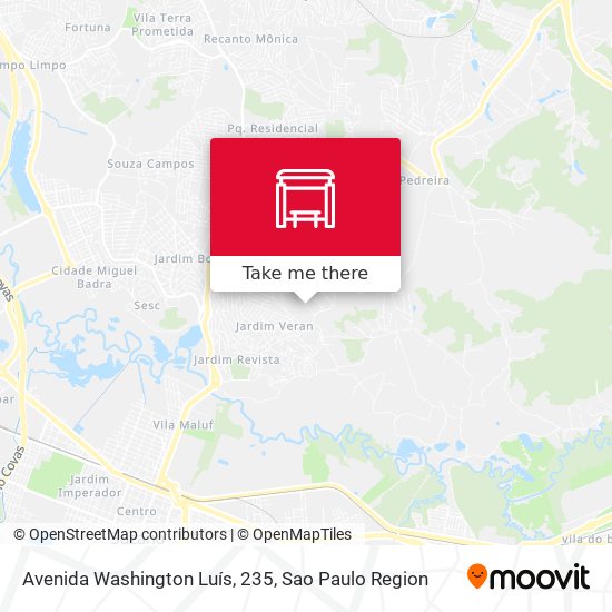 Avenida Washington Luís, 235 map