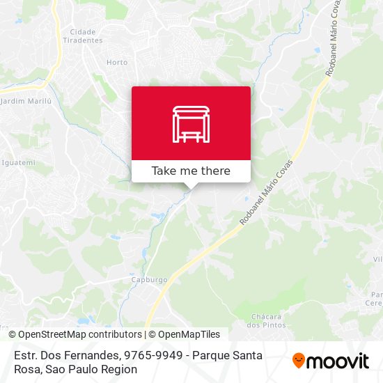 Estr. Dos Fernandes,  9765-9949 - Parque Santa Rosa map