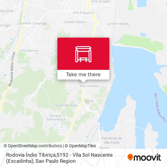 Rodovia Índio Tibiriçá,5192 - Vila Sol Nascente (Escadinha) map