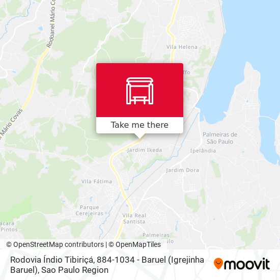 Rodovia Índio Tibiriçá,  884-1034 - Baruel (Igrejinha Baruel) map