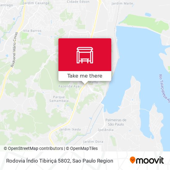 Rodovia Índio Tibiriçá 5802 map