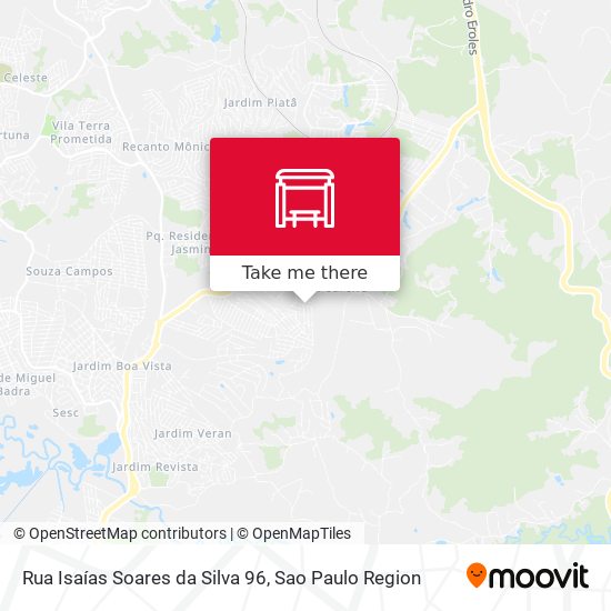 Rua Isaías Soares da Silva 96 map