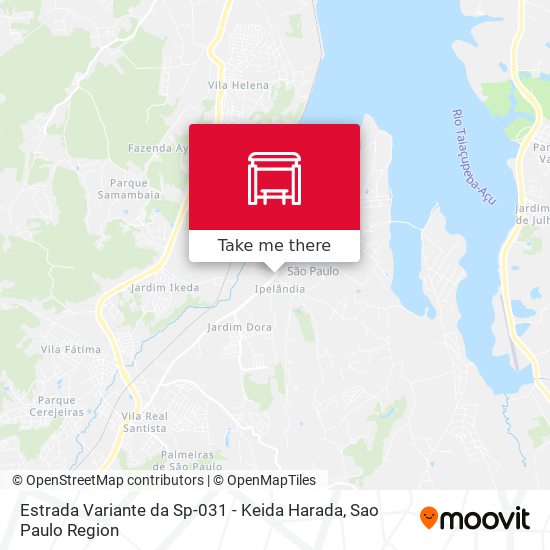 Estrada Variante da Sp-031 - Keida Harada map