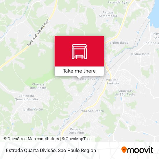 Estrada Quarta Divisão map