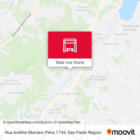 Rua Avelino Mariano Pena 1746 map
