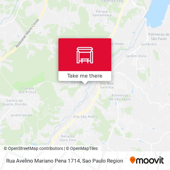 Rua Avelino Mariano Pena 1714 map