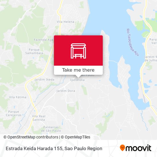 Estrada Keida Harada 155 map