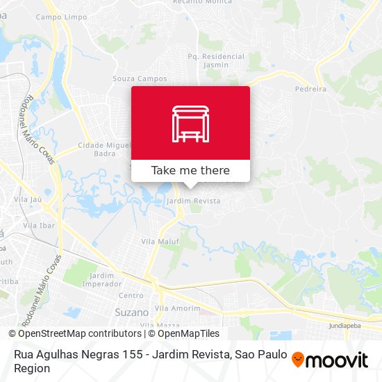 Rua Agulhas Negras 155 - Jardim Revista map