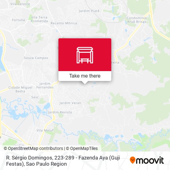 R. Sérgio Domingos,  223-289 - Fazenda Aya (Guji Festas) map