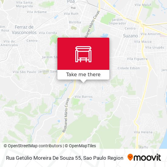 Rua Getúlio Moreira De Souza 55 map