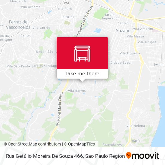 Rua Getúlio Moreira De Souza 466 map