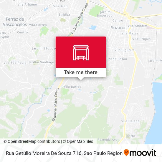 Rua Getúlio Moreira De Souza 716 map