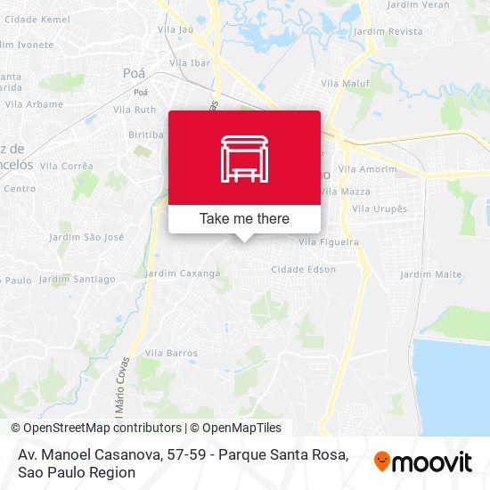 Av. Manoel Casanova,  57-59 - Parque Santa Rosa map
