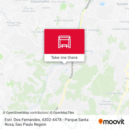 Estr. Dos Fernandes,  4302-4478 - Parque Santa Rosa map
