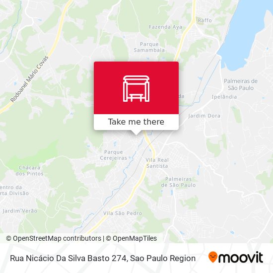 Rua Nicácio Da Silva Basto 274 map