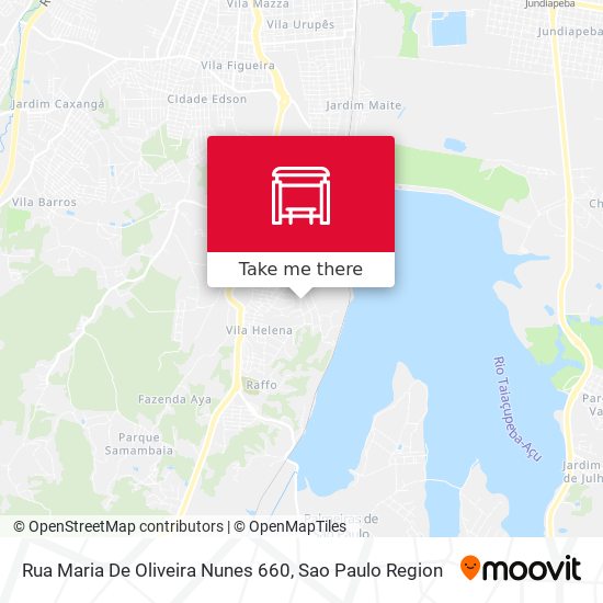 Mapa Rua Maria De Oliveira Nunes 660