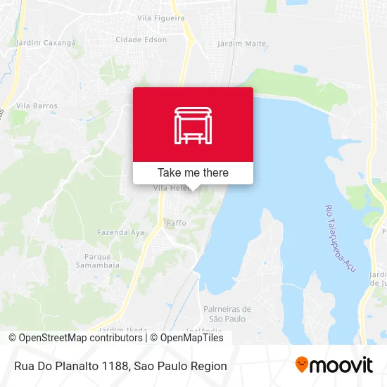 Rua Do Planalto 1188 map