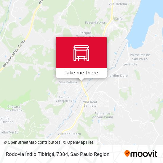 Rodovia Índio Tibiriçá,  7384 map