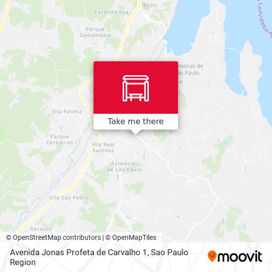 Avenida Jonas Profeta de Carvalho 1 map