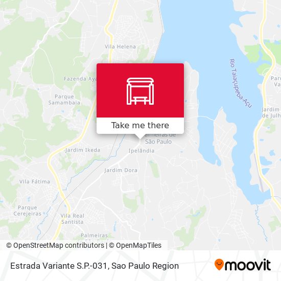 Estrada Variante S.P.-031 map