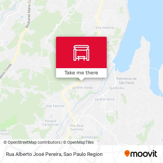 Rua Alberto José Pereira map