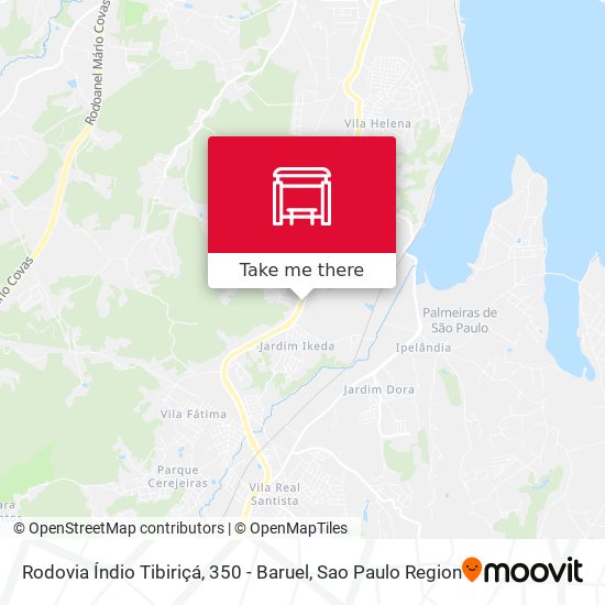Rodovia Índio Tibiriçá,  350 - Baruel map