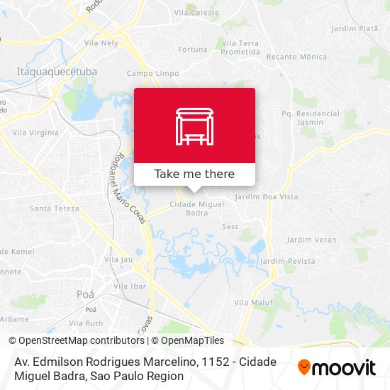 Av. Edmilson Rodrigues Marcelino,  1152 - Cidade Miguel Badra map