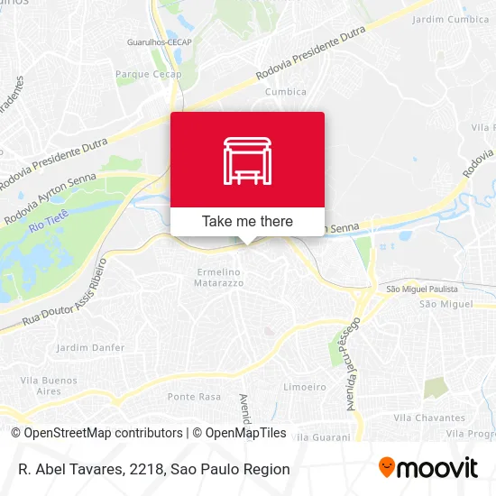 R. Abel Tavares, 2218 map