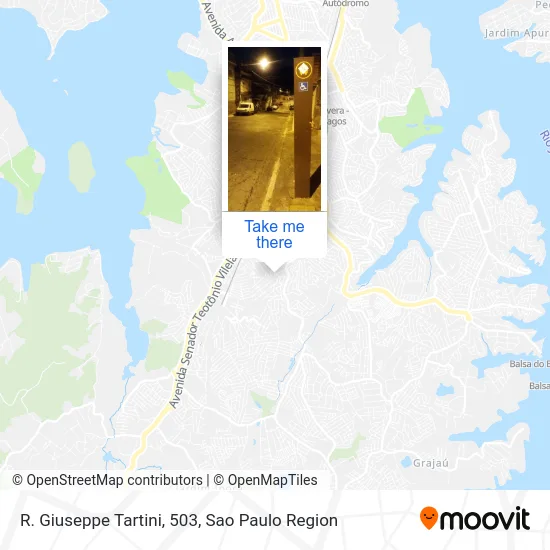 R. Giuseppe Tartini, 503 map