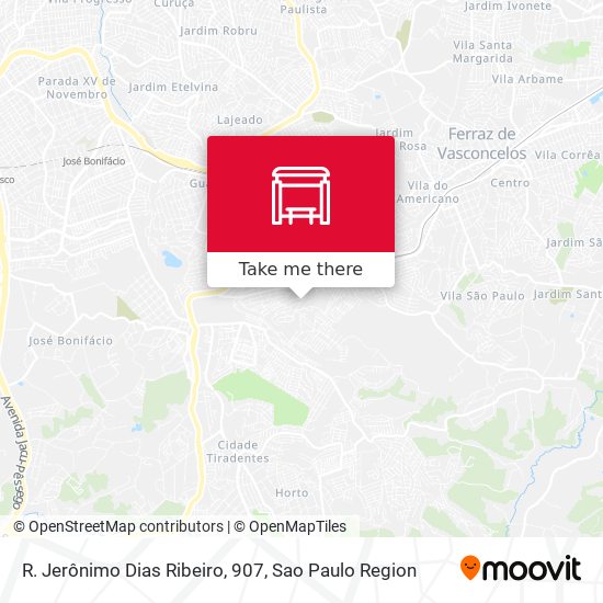 R. Jerônimo Dias Ribeiro, 907 map