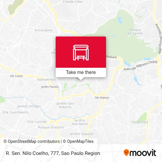 R. Sen. Nilo Coelho, 777 map