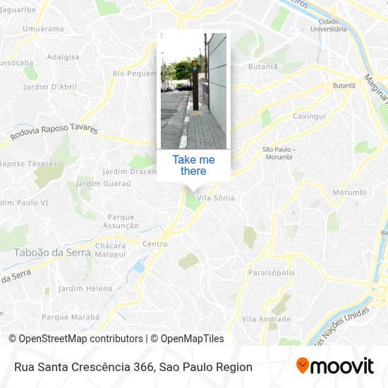 Rua Santa Crescência 366 map